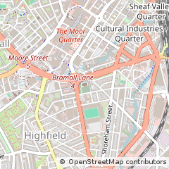 Map of Sheffield