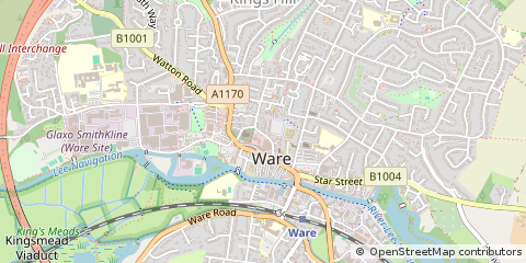 Map of Ware