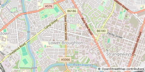 Map of Salford