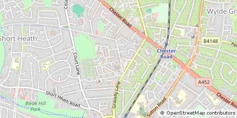 Map of Birmingham
