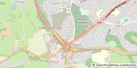 Map of Cardiff