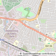 Map of Birmingham, West Midlands
