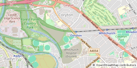 Map of Cardiff