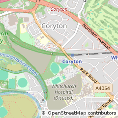 Map of Cardiff