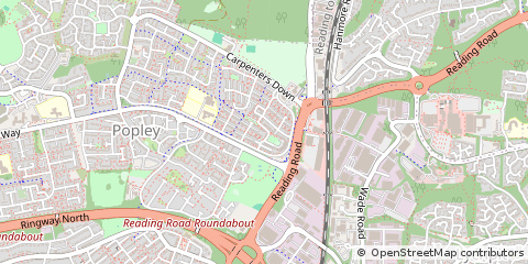 Map of Basingstoke