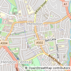 Map of Stoke-on-Trent, Staffordshire