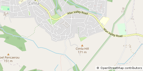 Map of Neath
