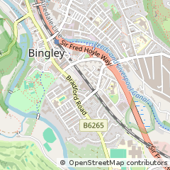 Map of Bingley, West Yorkshire