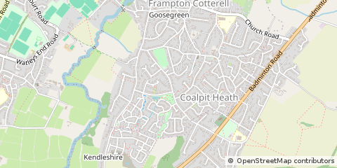 Map of Bristol, South Gloucs