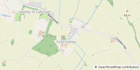 Map of Sandy, Bedfordshire