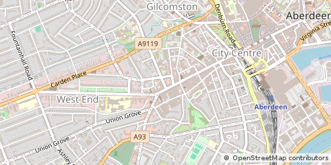Map of Aberdeen House, Aberdeen