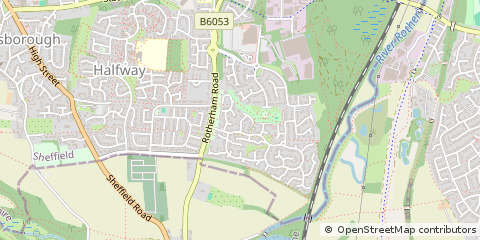 Map of Sheffield