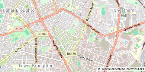 Map of Manchester