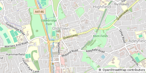 Map of Hemel Hempstead