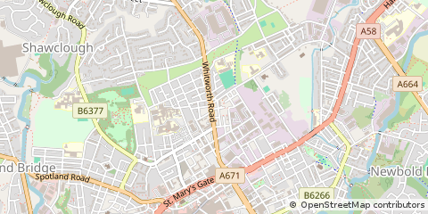 Map of Rochdale