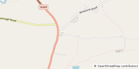 Map of Nuneaton, Warwickshire