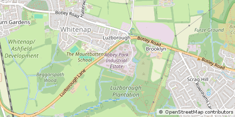 Map of Romsey, Hampshire