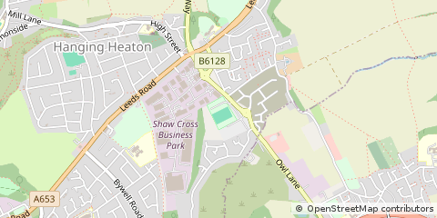 Map of Dewsbury