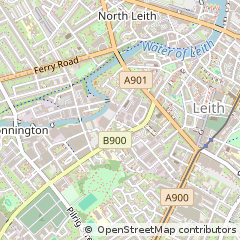 Map of Leith, Edinburgh