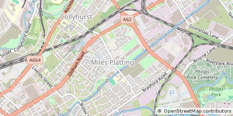 Map of Manchester