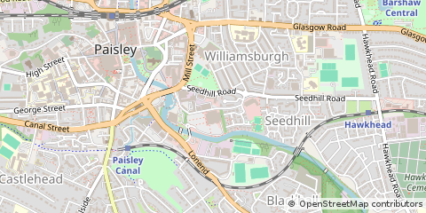 Map of Paisley