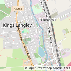 Map of Kings Langley