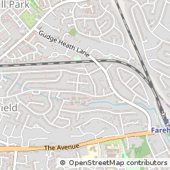 Map of Fareham, Hampshire