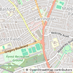 Map of Nottingham