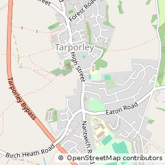 Map of Tarporley, Cheshire