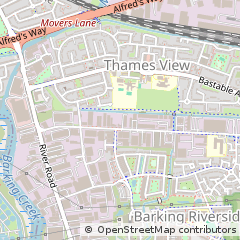 Map of Barking, Essex
