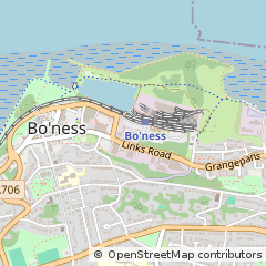 Map of Boness, Lothian