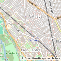 Map of Cardiff