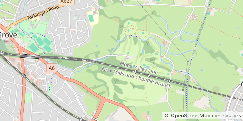 Map of Stockport