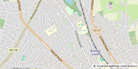 Map of Sutton Coldfield
