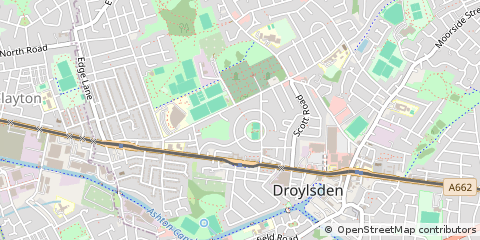 Map of Didsbury, Manchester