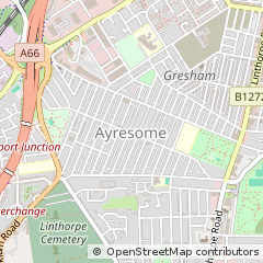 Map of Middlesbrough