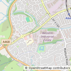 Map of Caerphilly