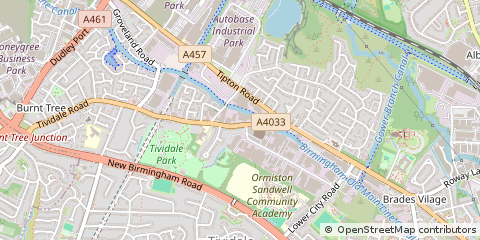 Map of Oldbury, West Midlands
