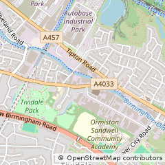 Map of Oldbury, West Midlands