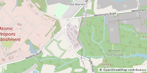 Map of Reading, Hampshire