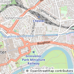 Map of Chester, Cheshire