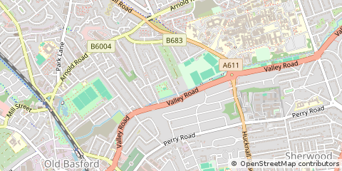 Map of Nottingham