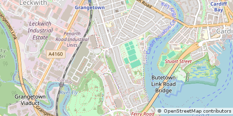 Map of Cardiff