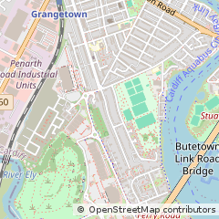 Map of Cardiff