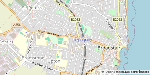 Map of Broadstairs, Kent
