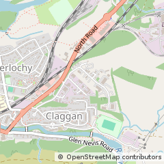 Map of Edinburgh, Inverness-Shire
