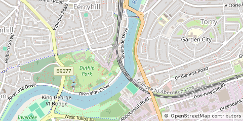 Map of Aberdeen