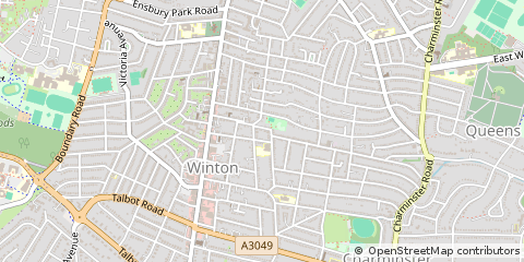 Map of Bournemouth