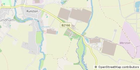 Map of Chichester, W Sussex