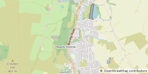 Map of Rossendale, East Yorkshire